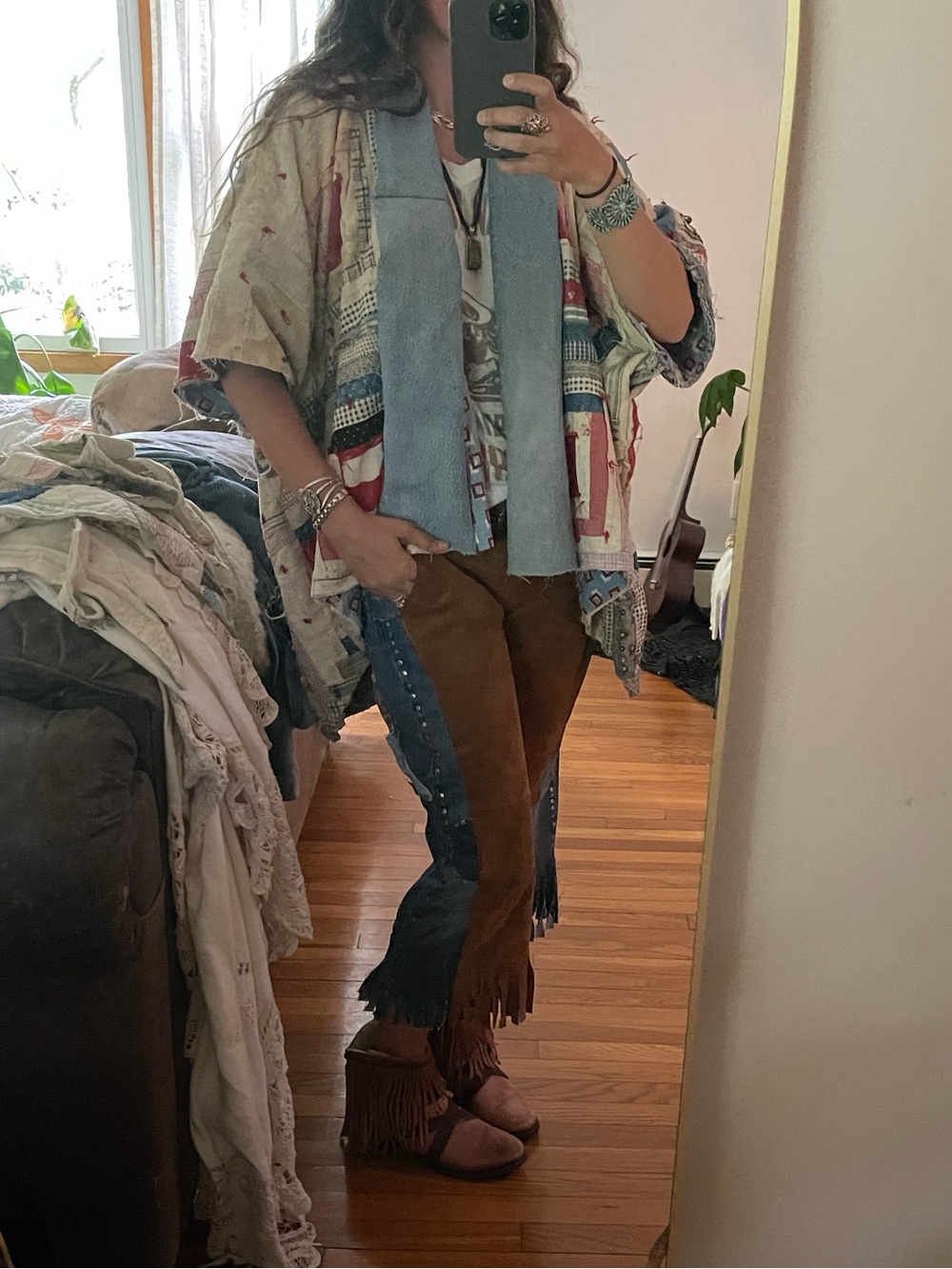 Vintage quilt kimono - Picture 4 of 6